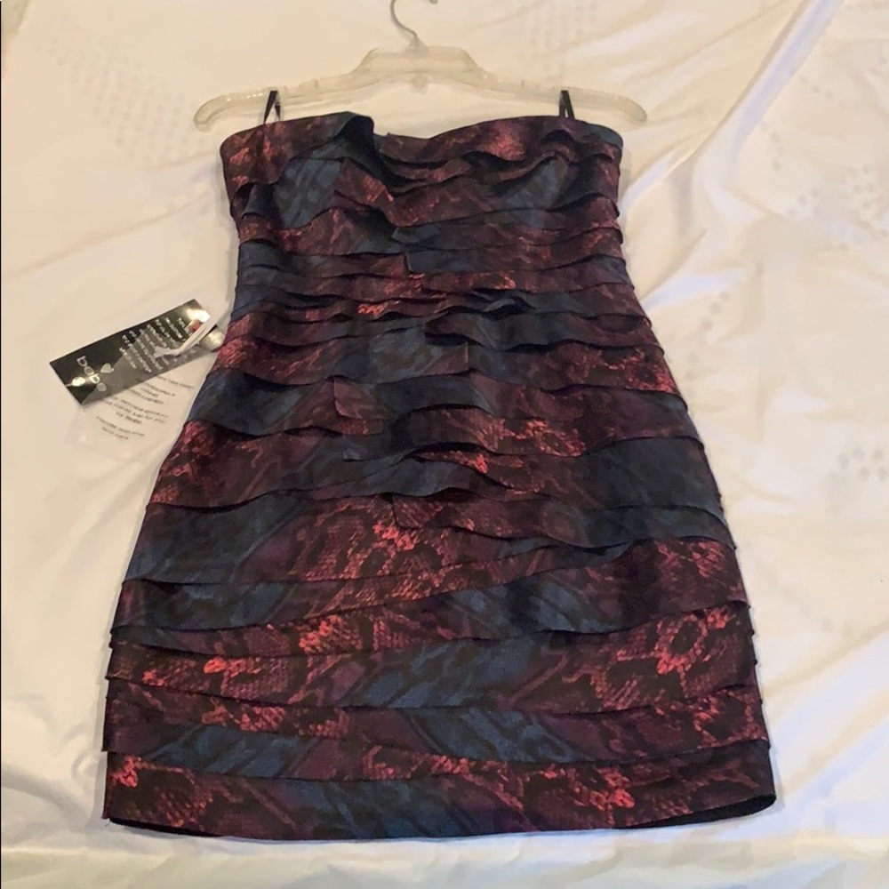 Bebe Blue/Purple/Pink SnakeSkin Mini